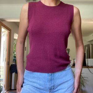 Loft knitted tank top